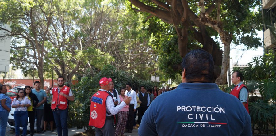 Promueve Gobierno de Oaxaca de Juárez cultura de prevención ante sismos