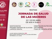 Invita Gobierno de Oaxaca de Juárez a la Jornada de Salud de las Mujeres