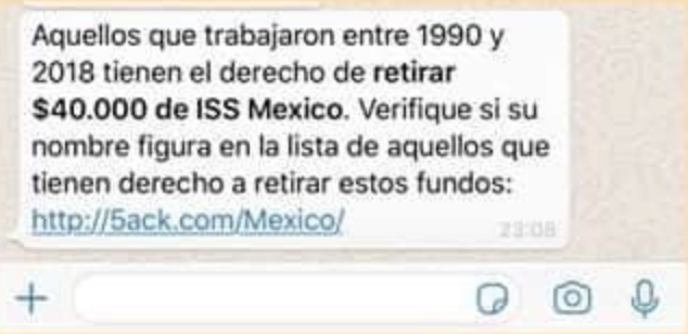 Alerta Policía Cibernética en Oaxaca sobre fraude que circula en WhatsApp