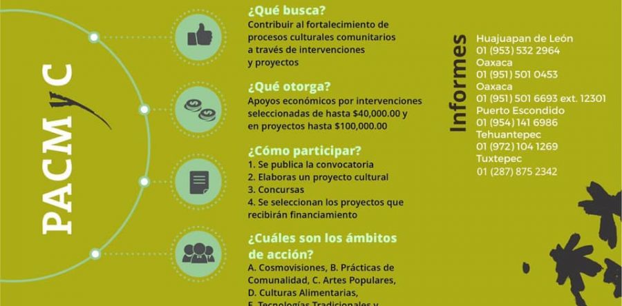 Convoca Seculta a participar en el PACMyC 2019
