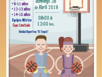 Niñas y niños festejarán su día con Torneo de Basquetbol