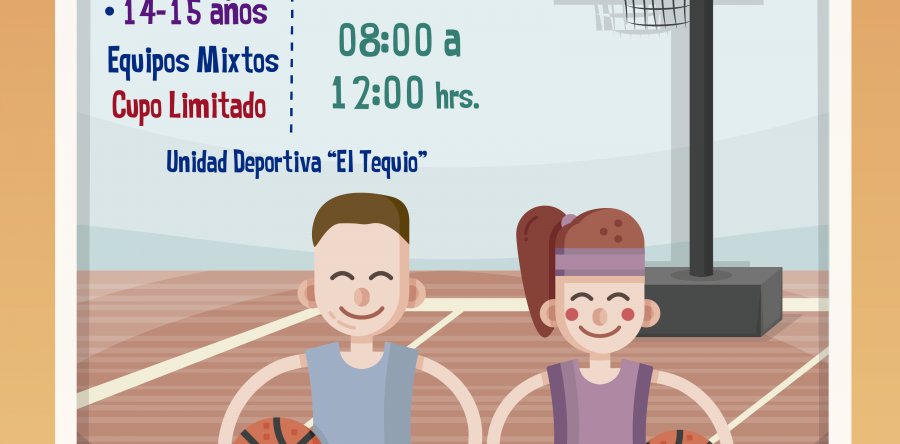 Niñas y niños festejarán su día con Torneo de Basquetbol
