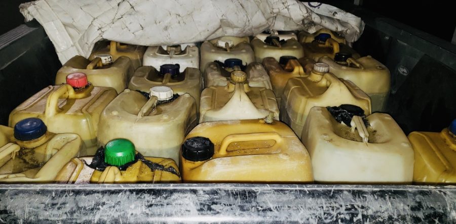 Detienen a conductor de camioneta que transportaba hidrocarburo