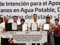 Dotará Gobierno de Oaxaca y Conagua, servicios de agua, drenaje y saneamiento a pueblos indígenas y afromexicanos