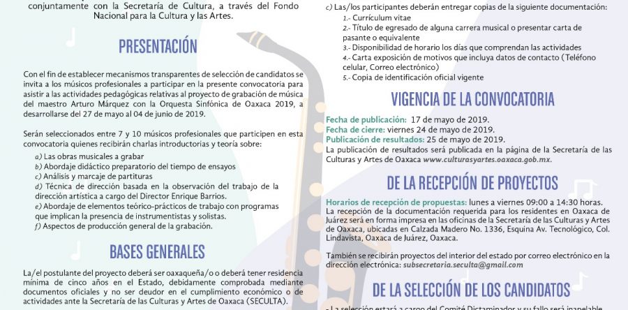 Lanza Seculta convocatoria sobre actividades pedagógicas
