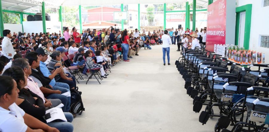 Por séptima ocasión DIF Estatal Oaxaca participa en audiencia pública ahora en la región de la cañada