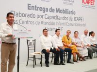 Entrega Icapet muebles al DIF estatal para equipamiento de los CAIC