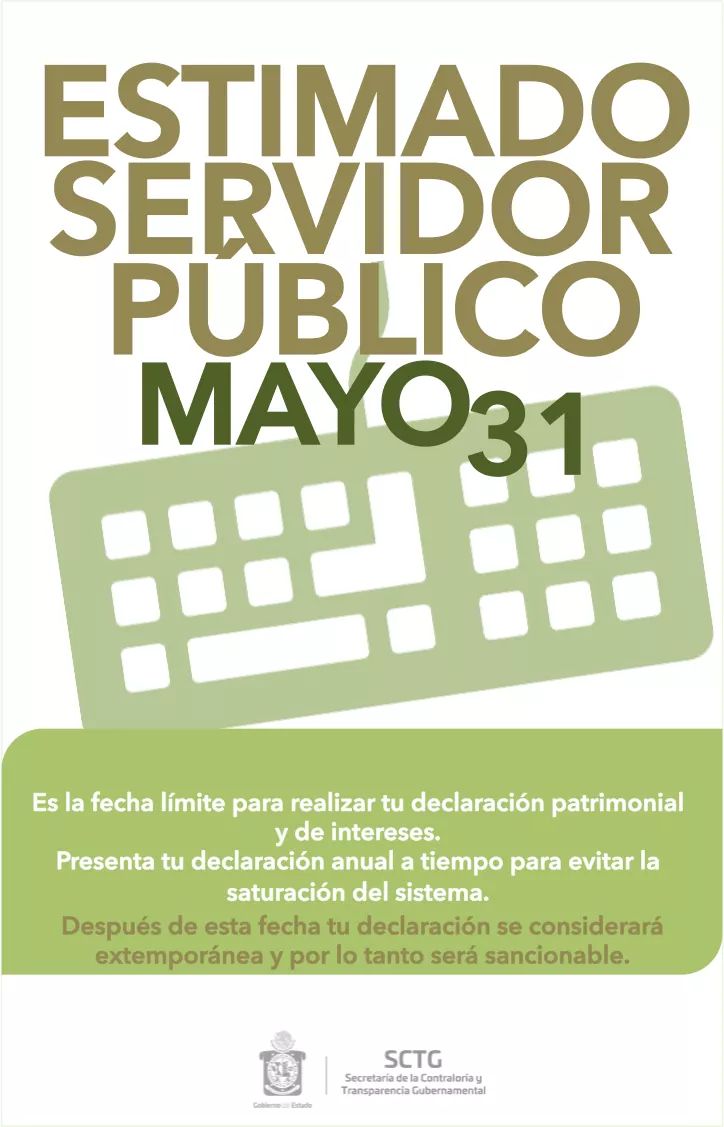 Declaración Patrimonial Anual busca detectar, evitar y/o sancionar enriquecimiento ilícito: SCTG