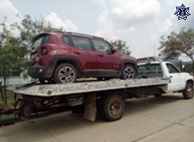 Recupera Policía Estatal tres vehículos robados