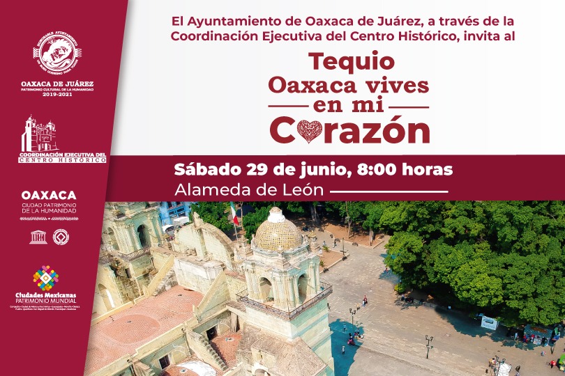 Invita Ayuntamiento capitalino al tequio “Oaxaca vives en mi corazón”