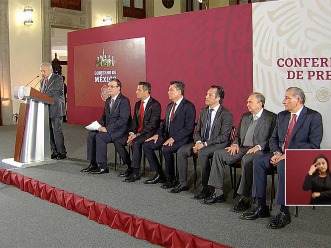 Gobernadores del sureste respaldan plan migratorio de López Obrador