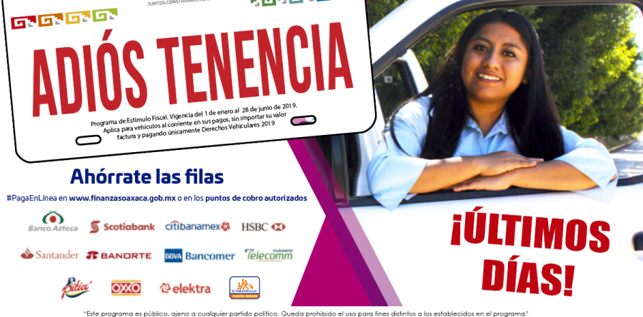 28 de junio, último día para aprovechar el programa “Adiós Tenencia”