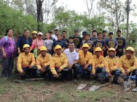 Contribuye Semaedeso en reforestación del Cerro del Fortín
