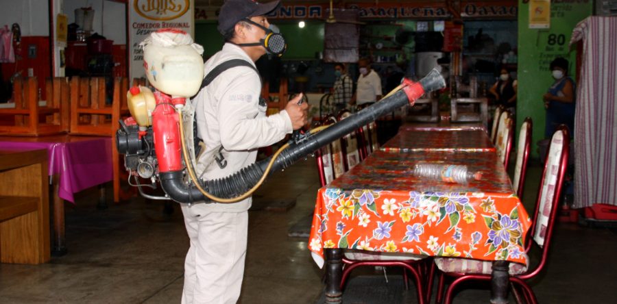 Realiza SSO acciones de saneamiento en mercados de la ciudad capital