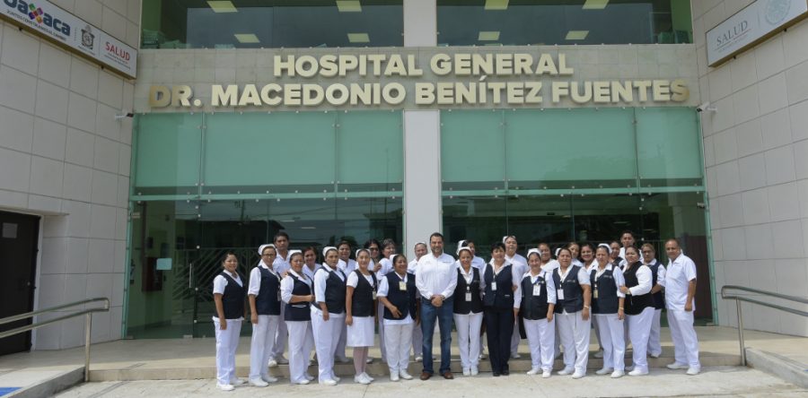 Reconoce y agradece los SSO, labor de trabajadores del Hospital de Juchitán, “Dr. Macedonio Benítez Fuentes”