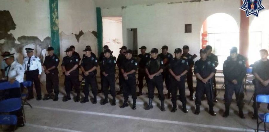 Instruye SSPO a la Policía Municipal de San Pedro Jicayán en materia de vialidad