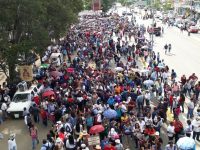 Miles de Oaxaqueños marchan contra Ulises Ruiz por desalojo y crímenes de lesa humanidad en el 2006