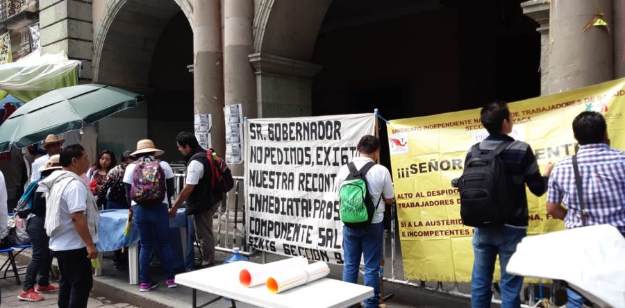 Se registran múltiples protestas en la capital del estado