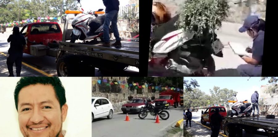 Roban y abusan de su autoridad policías de la administración morenista en Cuilápam