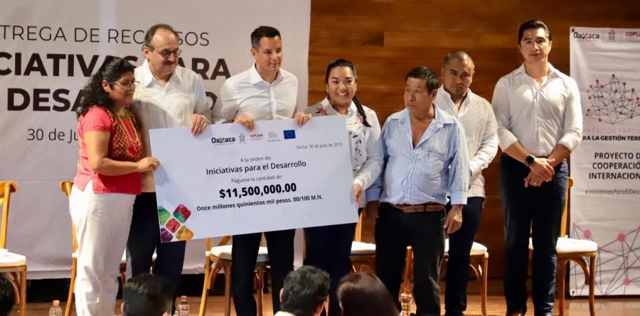 Gobierno de Oaxaca y la Unión Europea entregan 11.5 mdp a 30 iniciativas con vocación productiva