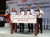 La juventud oaxaqueña es agente de cambio para el estado y el país: AMH