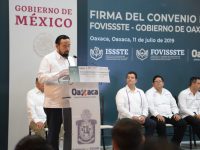 Impulsa Alejandro Murat acciones de vivienda en beneficio de trabajadores del Estado