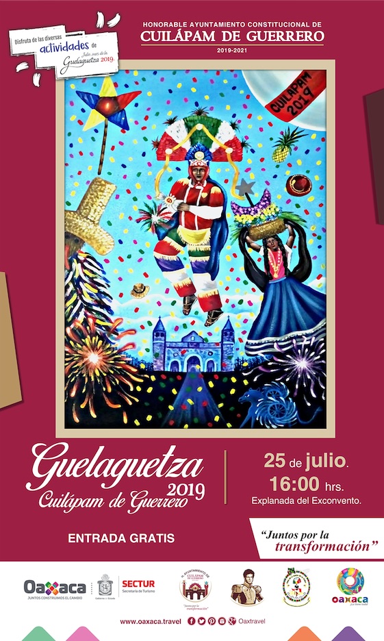 Invita Cuilápam de Guerrero a su fiesta patronal y Guelaguetza