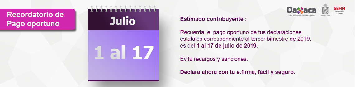 El 17 de julio será el último día para presentar declaración de impuestos estatales