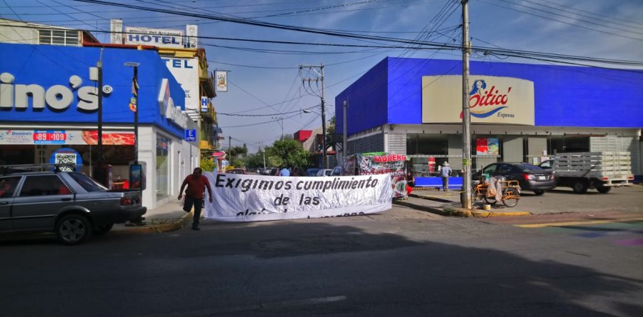 Realiza STEUABJO bloqueos y paro de labores