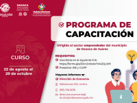 Abre Gobierno Municipal oportunidades para el emprendimiento en Oaxaca de Juárez
