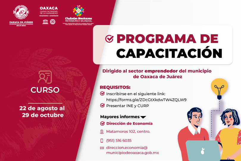 Abre Gobierno Municipal oportunidades para el emprendimiento en Oaxaca de Juárez
