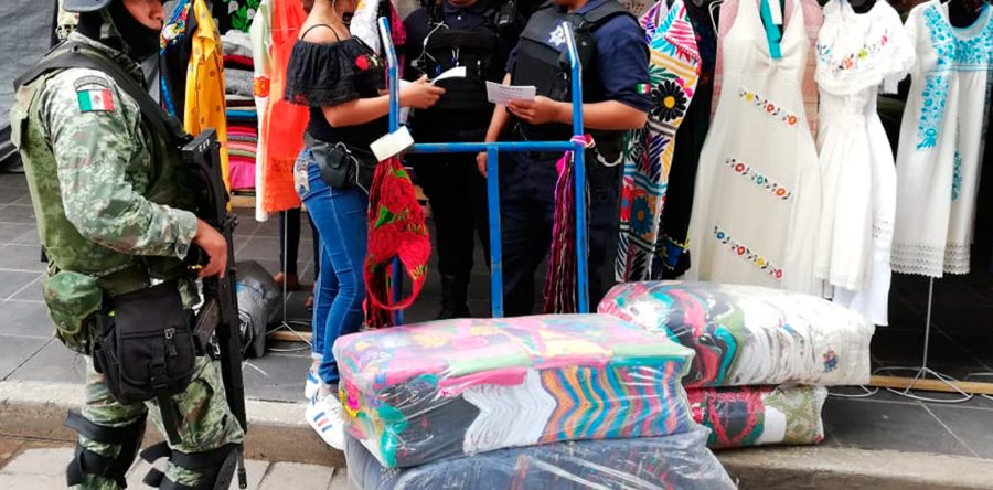 Policía Municipal y Guardia Nacional refuerzan  vigilancia en el Centro Histórico de la capital