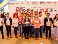 Caravana DIF beneficia a familias de San Miguel El Grande en la región Mixteca