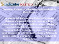 Fernández Retamar, comisario estalinista cultural de Fidel Castro: Carlos Ramírez
