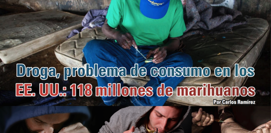 Droga, problema de consumo en los EE. UU.: 118 millones de marihuanos: Carlos Ramírez