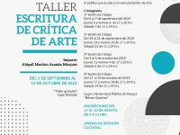 Invita Seculta a taller de escritura de crítica de arte en Oaxaca