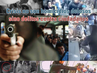 Crisis no son homicidios dolosos sino delitos contra ciudadanos: Carlos Ramírez