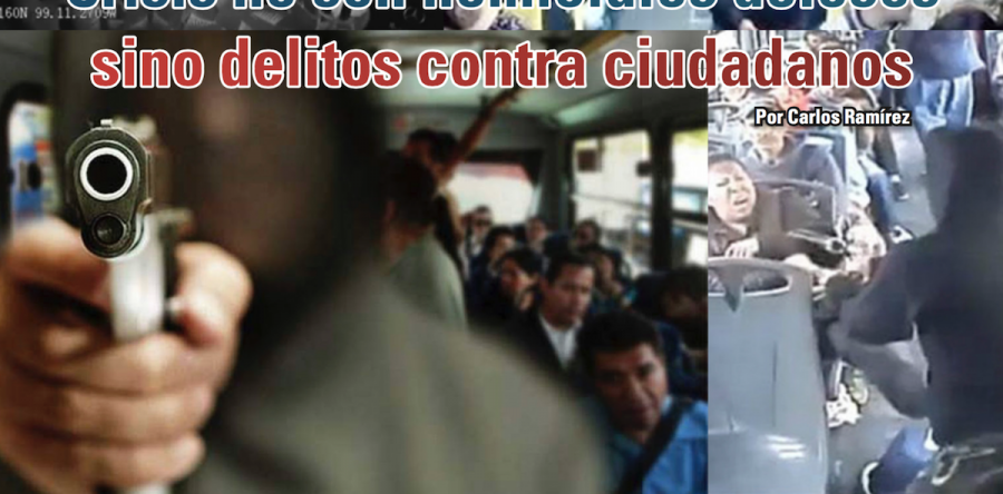 Crisis no son homicidios dolosos sino delitos contra ciudadanos: Carlos Ramírez