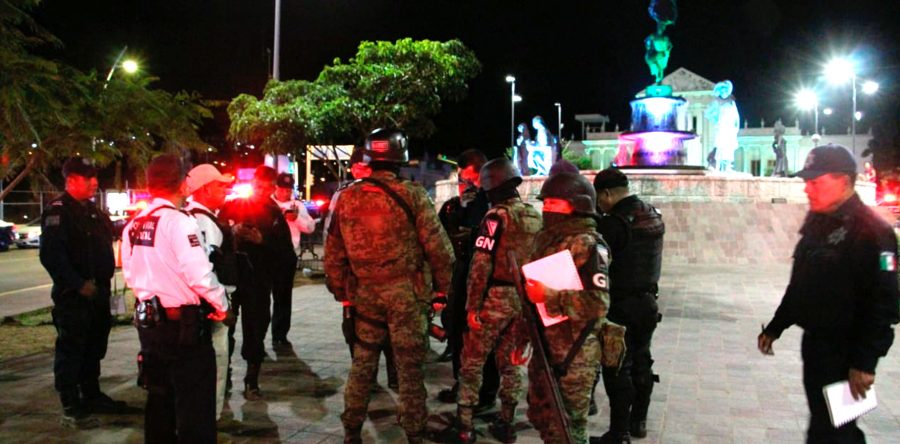 Tres órdenes de gobierno refuerzan  operativos de seguridad en Oaxaca de Juárez