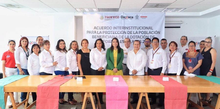 Firman Sedesoh y Profeco  acuerdo para proteger a los  beneficiarios del Programa Vamos Juntos a la Escuela