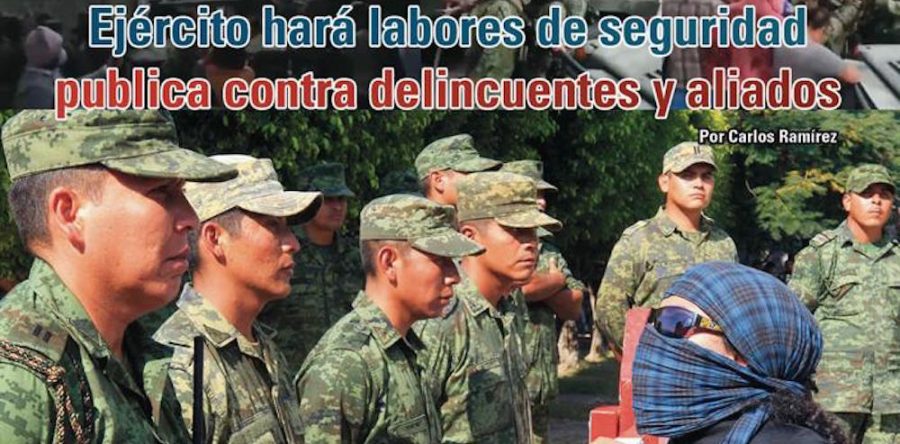 Ejército hará labores de seguridad publica contra delincuentes y aliados: Carlos Ramírez
