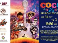 Invita DIF de Oaxaca de Juárez a disfrutar de “Coco, el musical”