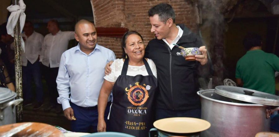 Inaugura Alejandro Murat Feria del Pan y Chocolate en Santa Lucía del Camino