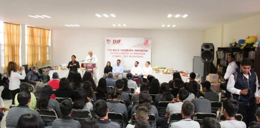 Entrega Cobao víveres a la Casa Hogar Municipal del Adulto Mayor