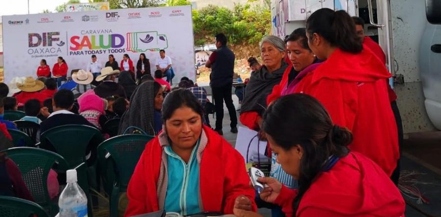 Cumple siete días Caravana DIF en la región de la Cañada