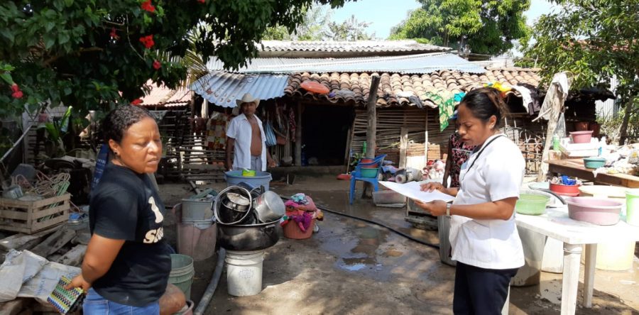 Realiza SSO acciones de prevención y promoción por el paso de Narda