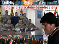 Bolivia, golpe de… ego; Evo perdió votos y plebiscito anti reelección: Carlos Ramírez