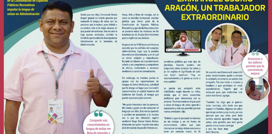 Consolida Administración servicio público incluyente: Germán Espinosa Santibáñez