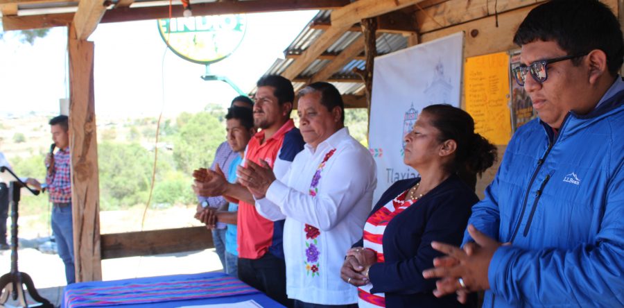 Edil Gaudencio Ortiz Cruz y Regidor Juan Sánchez Ortiz, inauguran 5 obras a beneficio de más de 800 familias del municipio de Tlaxiaco