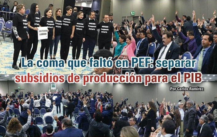 La coma que faltó en PEF: separar subsidios de producción para el PIB